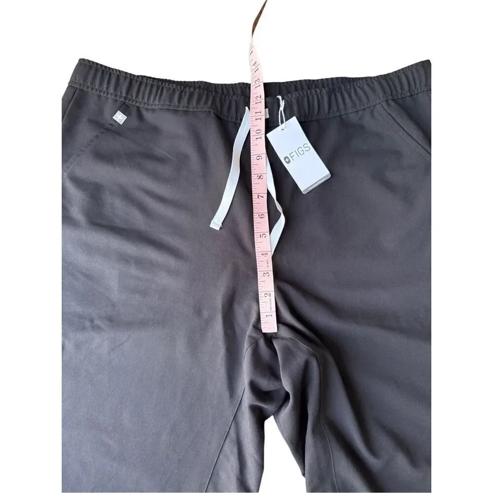FIGS Men’s Regular Tansen Jogger 2.0 Scrub Pants in Black Size 2X